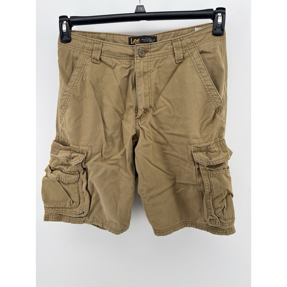 Lee men size 30 brown/tan cargo shorts 100% Cotton